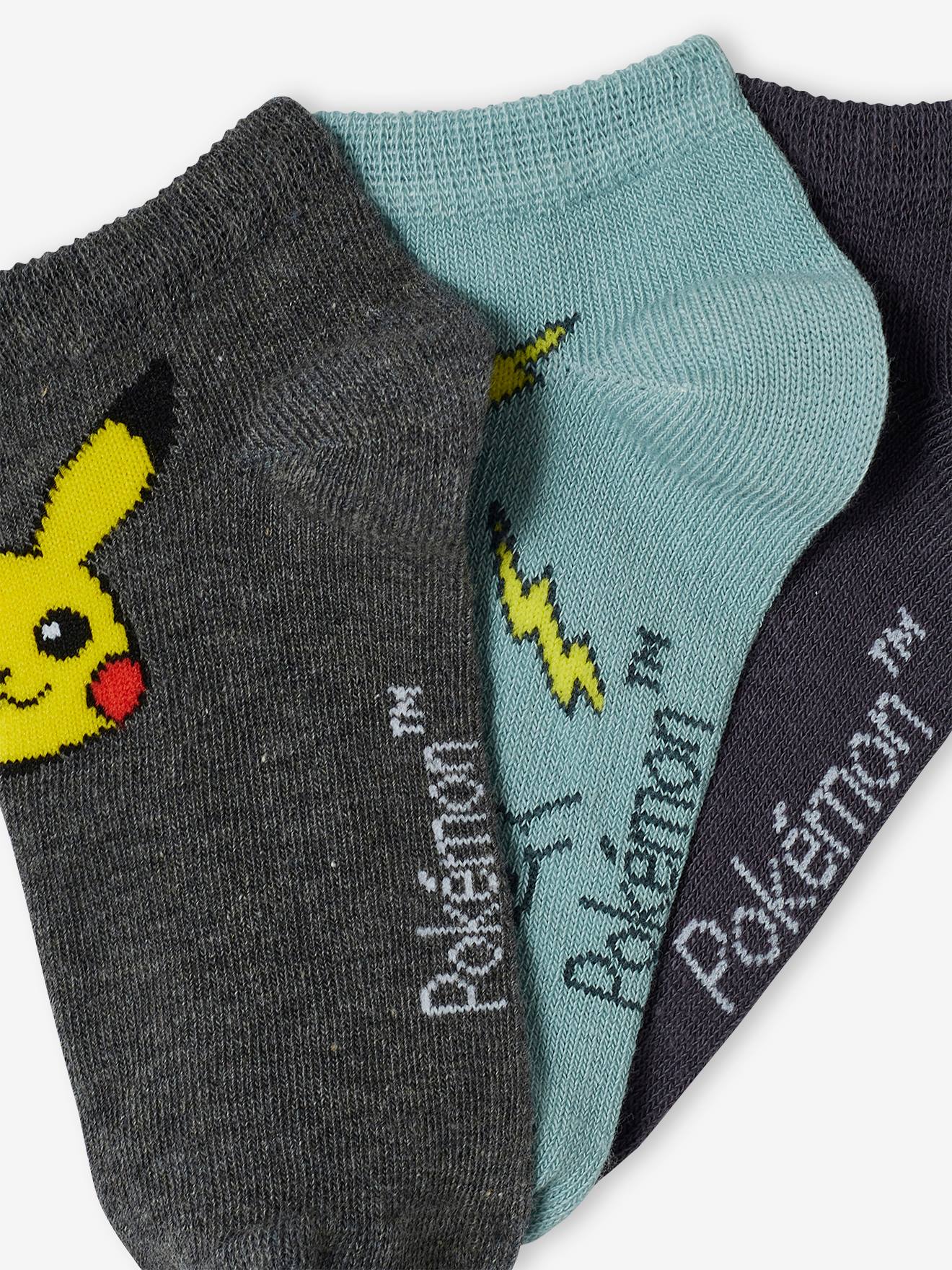 Pokemon 3er-Pack Kinder Socken POKEMON - grün