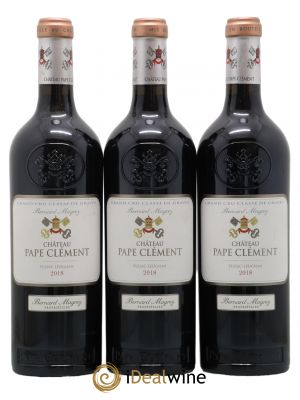 Château Pape Clément Cru Classé de Graves  2018 - Lot de 3 Bouteilles