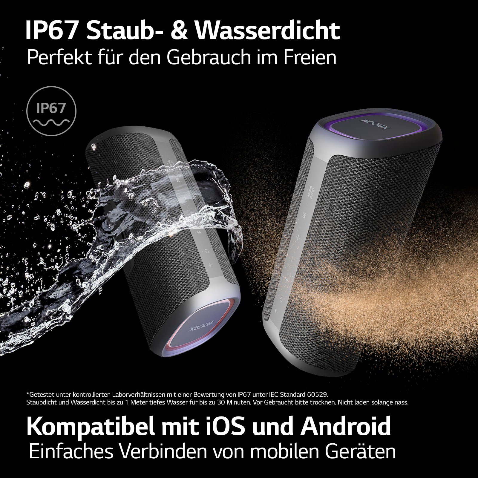 LG XBOOM Go DXG5 1.0 Lautsprecher (Bluetooth, 20 W)