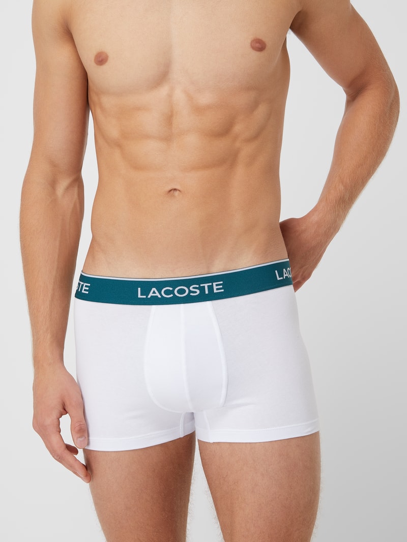 Trunks mit Label-Details im 3er-Pack in weiß
