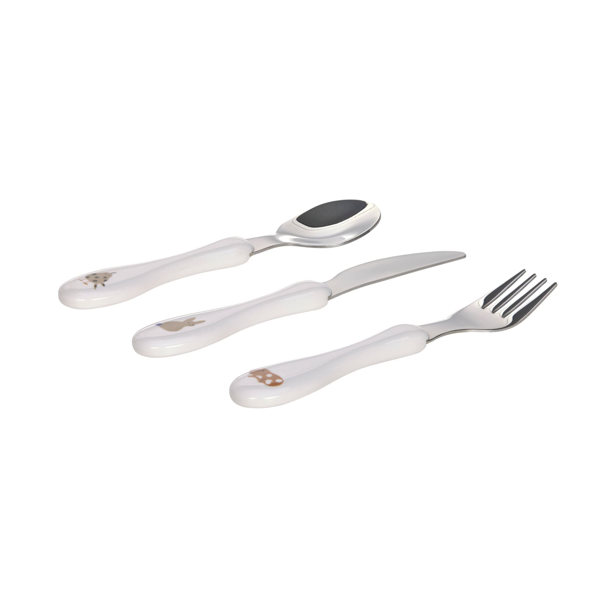 Kinderbesteck (Gabel, Löffel, Messer), Little Mateys Royal Blau
