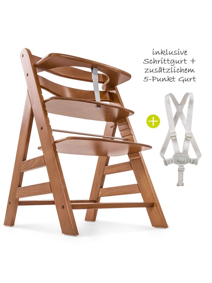 Hauck Hochstuhl Alpha Plus - Walnut in braun günstig kaufen onesize