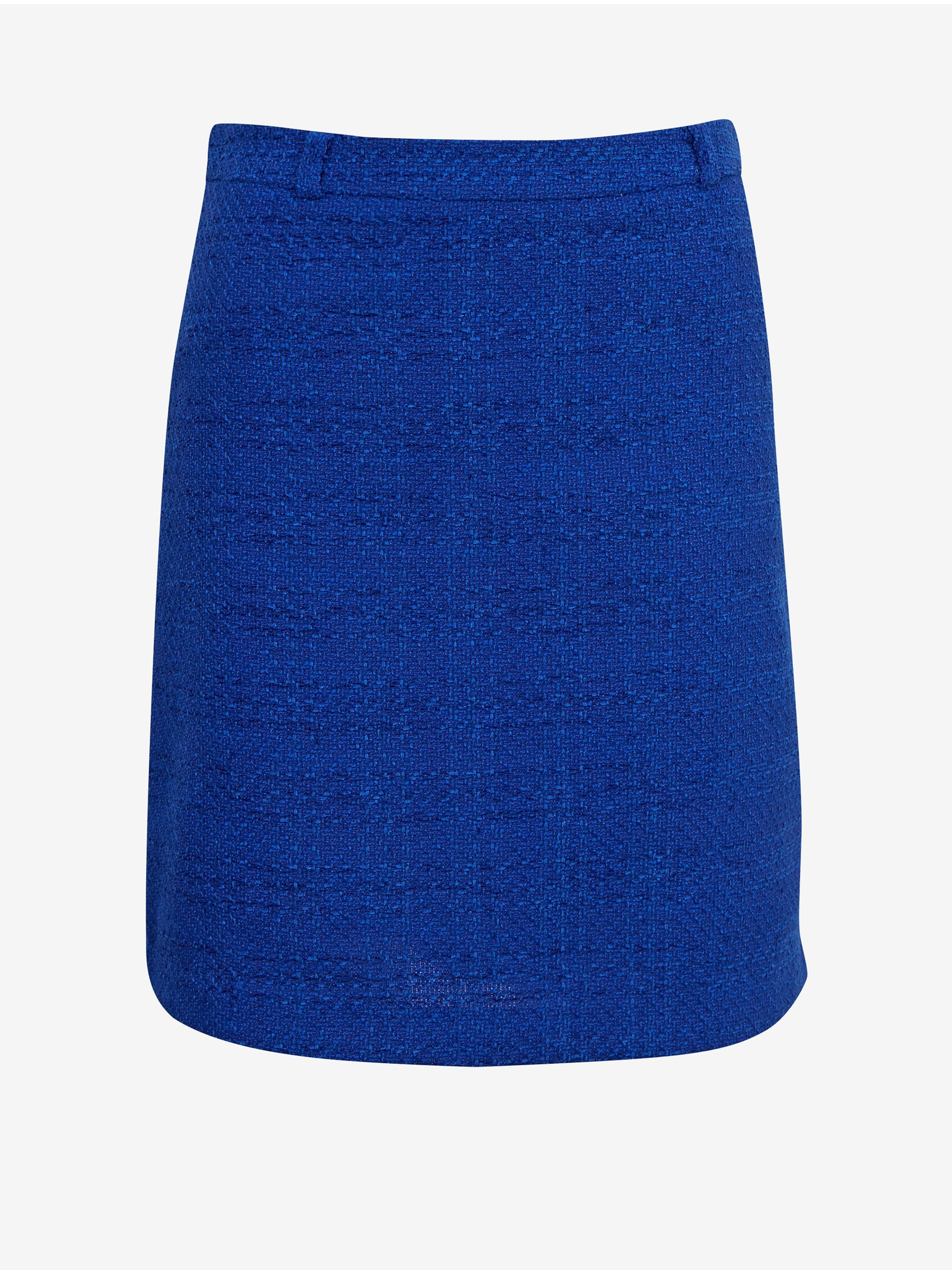 Blauer karierter Damenrock ORSAY