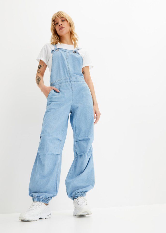 Jeans-Latzhose
