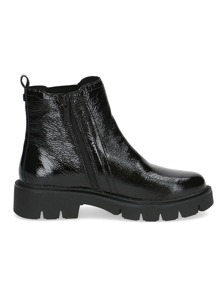 Caprice Leder-Boots in Schwarz günstig kaufen