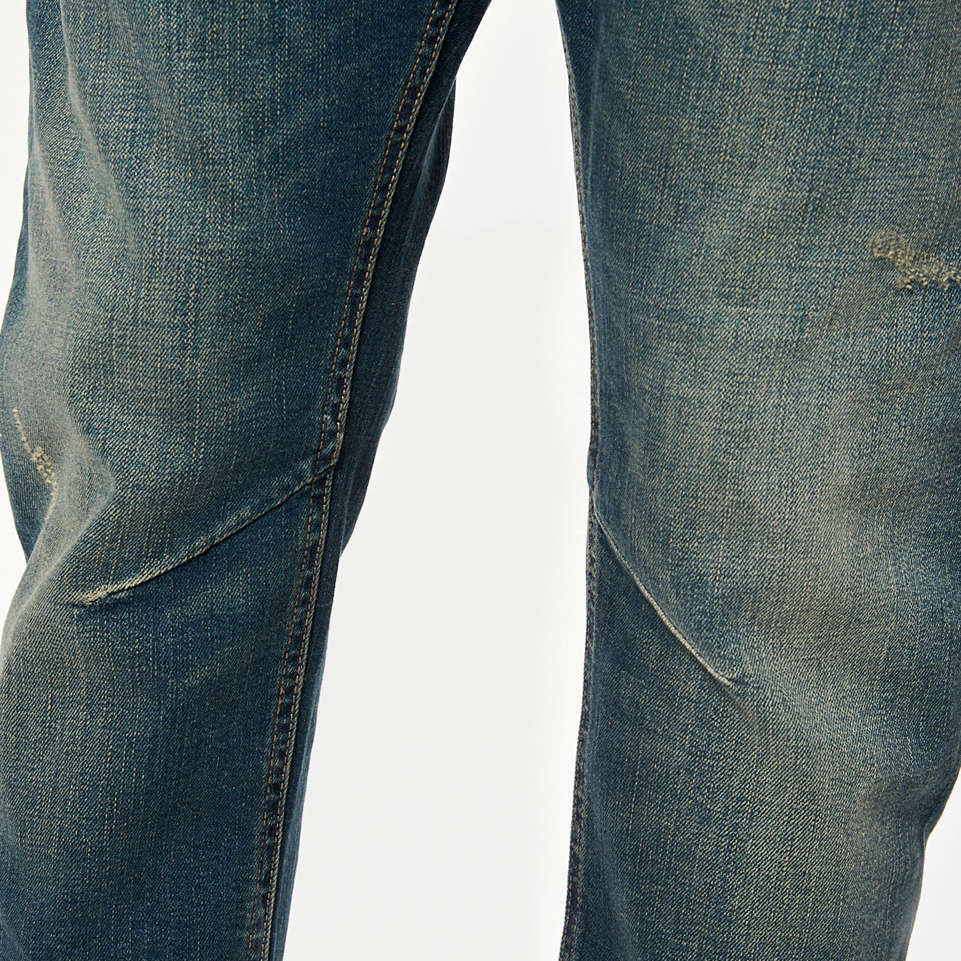RAZED  Jean relaxed cropped Homme