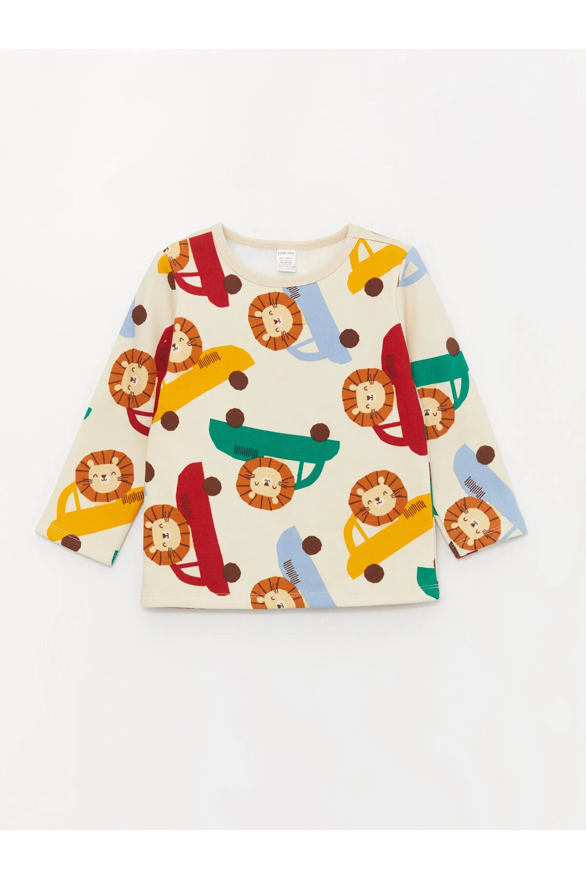 LC Waikiki  Bedrucktes Pyjama-Set für Babys mit Rundhalsausschnitt