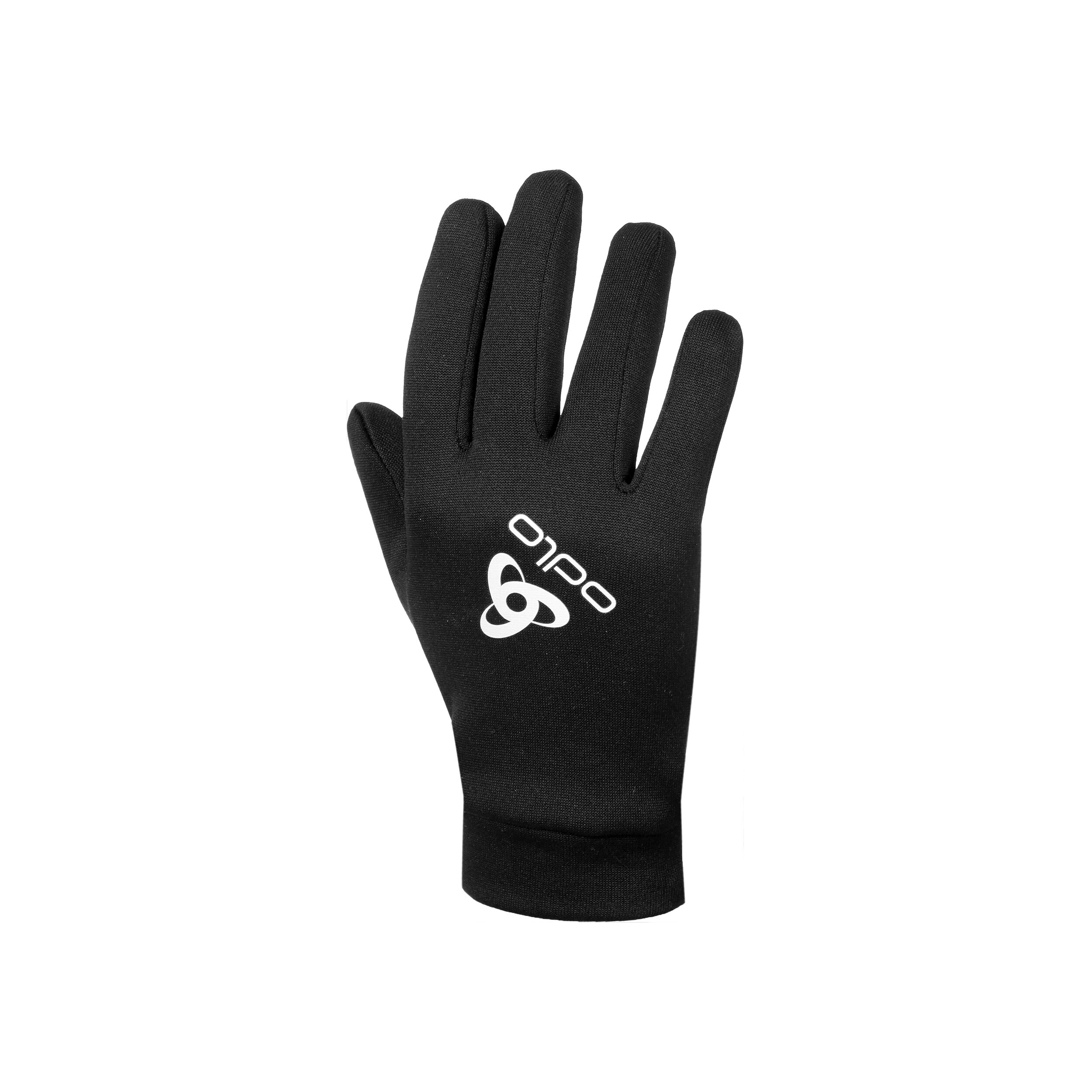 Stretchfleece Liner Eco Gloves Laufhandschuhe - Schwarz