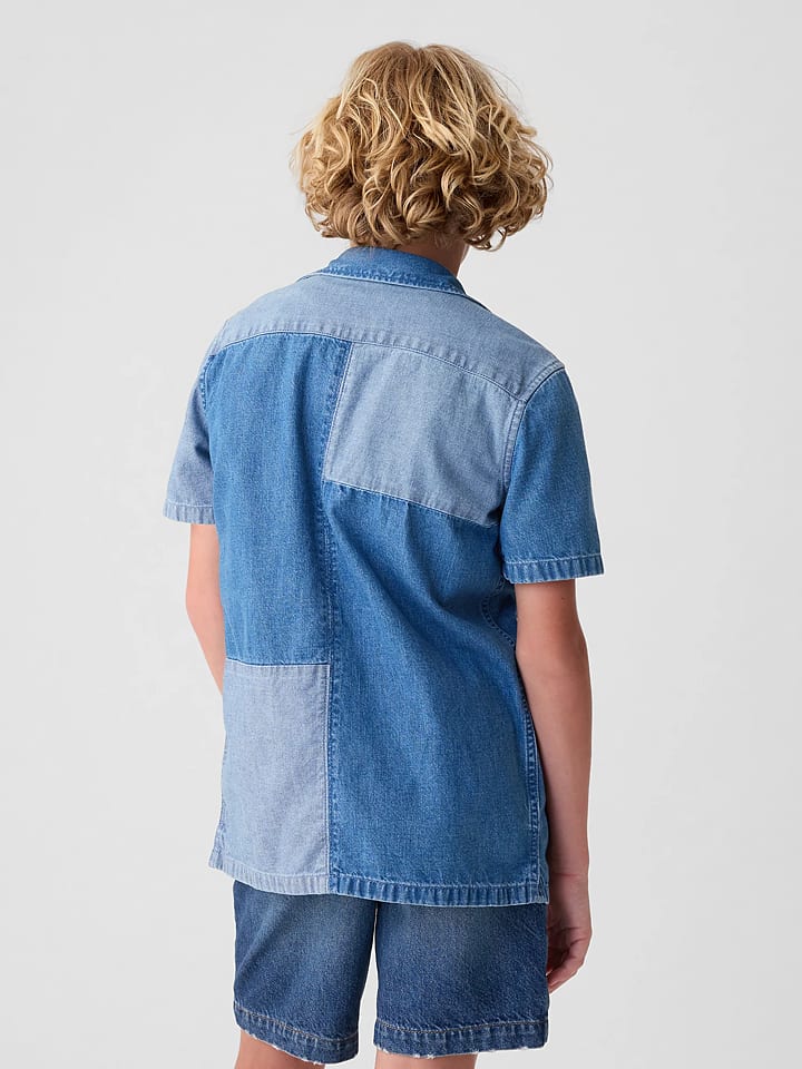 GAP Jeanshemd in Blau günstig kaufen
