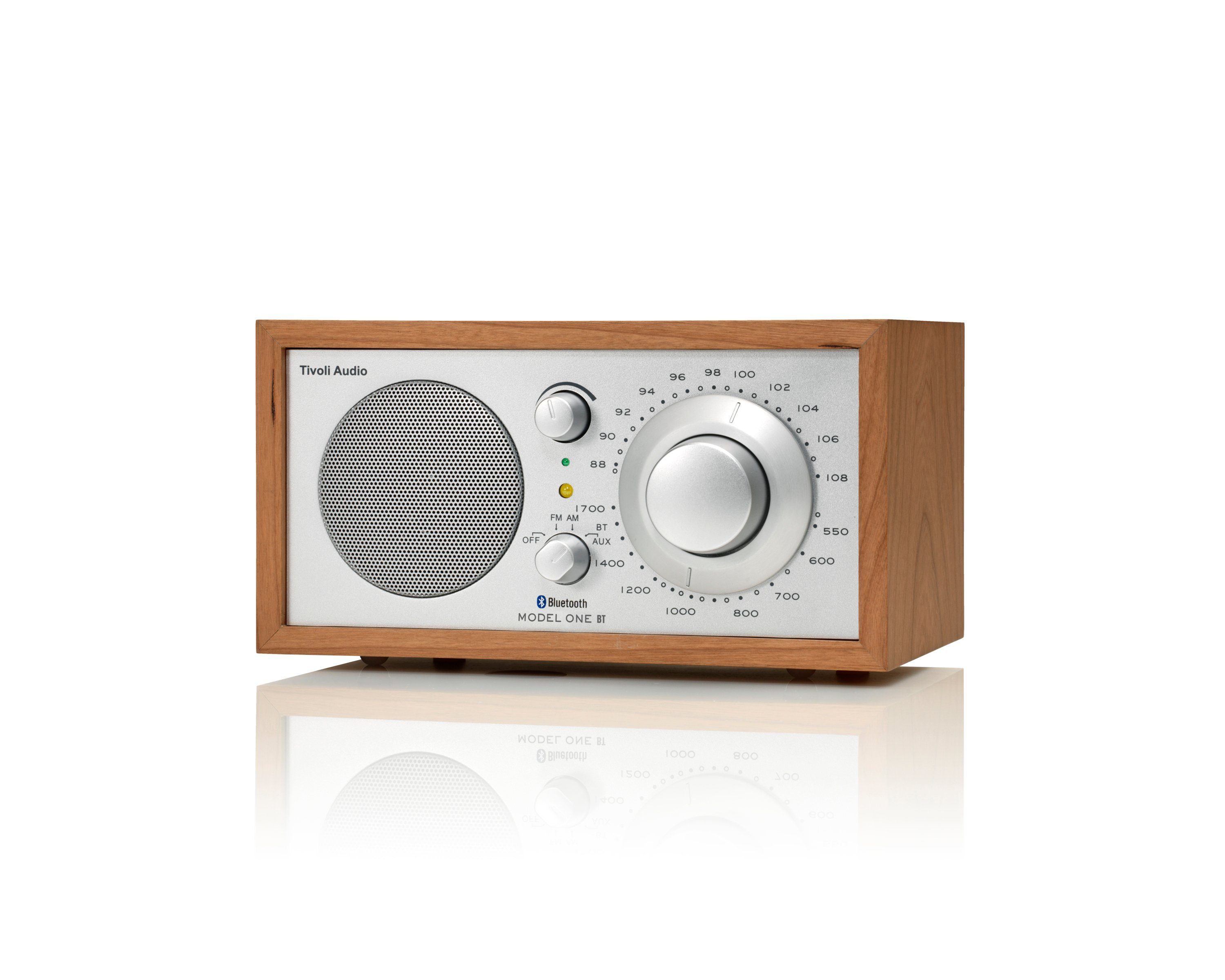 Tivoli Audio Model One BT UKW-Radio (FM-Tuner, Retro-Optik, Bluetooth, Echtholz-Gehäuse, Tisch-Radio, Küchen-Radio)