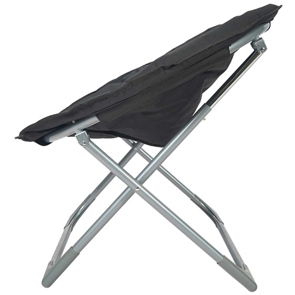 BIXENTE faltbarer Lounge Klappsessel schwarz