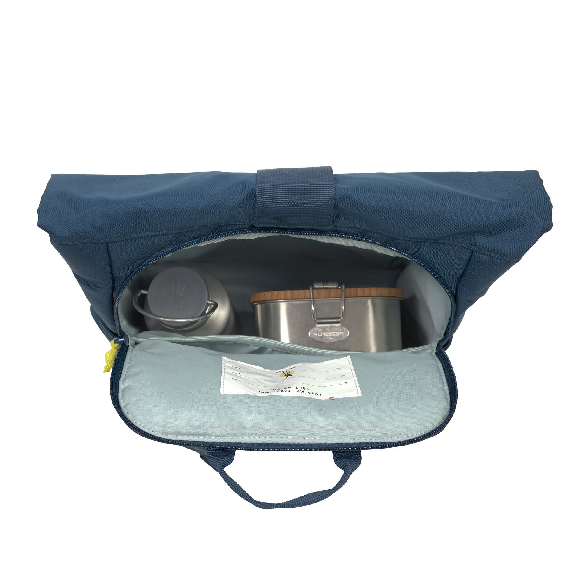 Kinderrucksack Rolltop, Blau