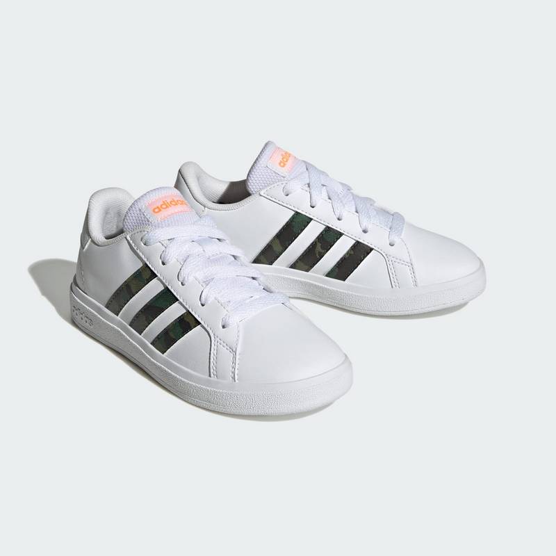 adidas Grand Court Lifestyle Lace Tennis Schuh Sneaker Kinder