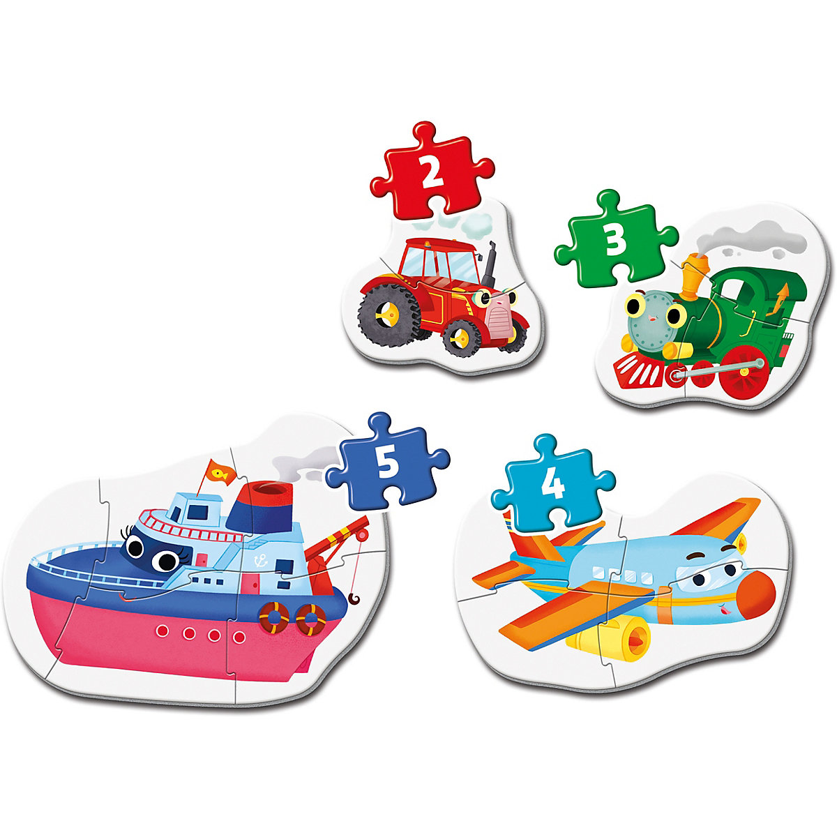 My frist Puzzles 2/3/4/5 Teile - Fahrzeuge