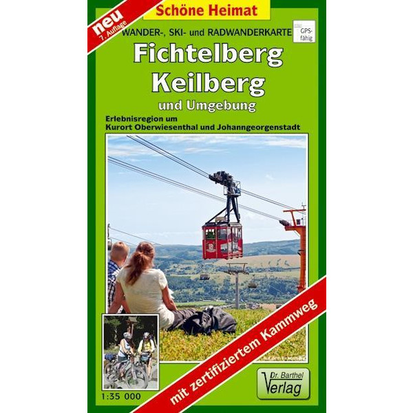 Fichtelberg, Keilberg und Umgebung 1 : 35 000 - Wanderkarte