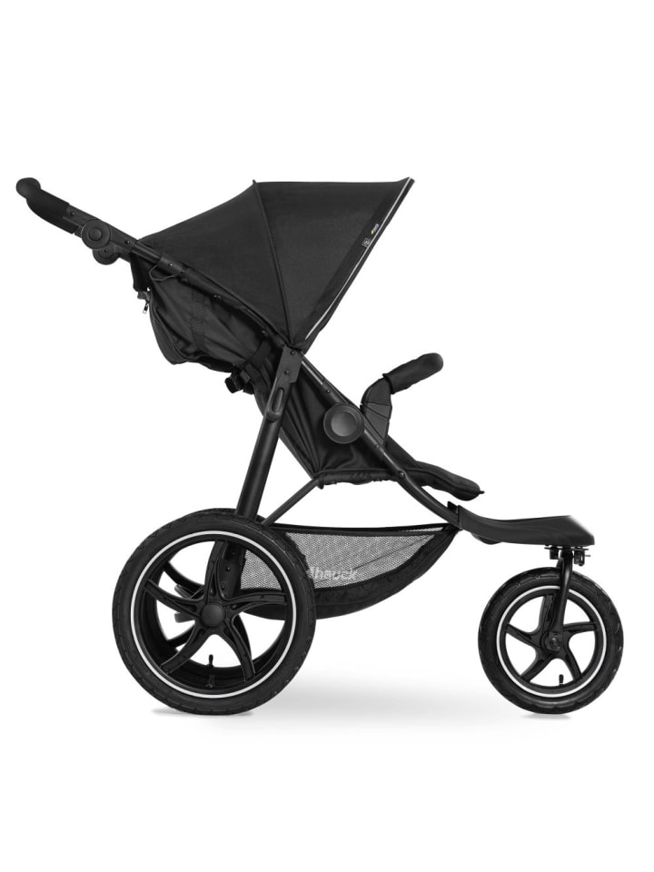 Hauck Buggy & Jogger Runner 2 (mit großen Luftreifen) - Black in schwarz günstig kaufen onesize