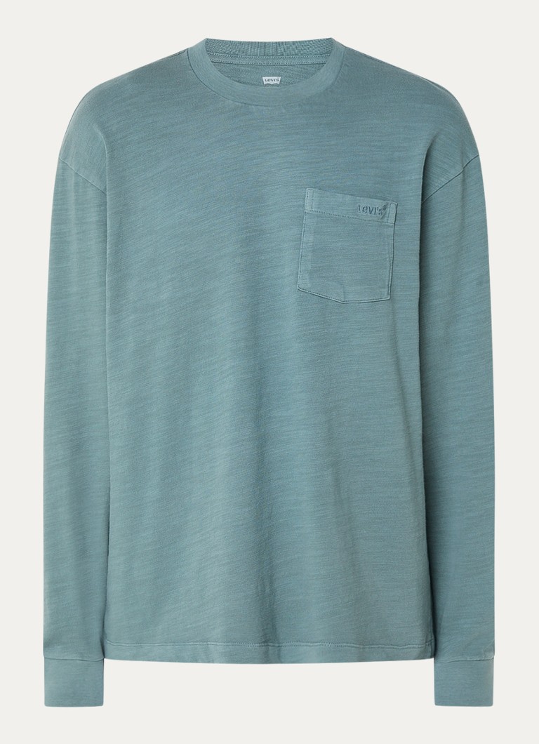 T-shirt a maniche lunghe Levi's con taschino sul petto