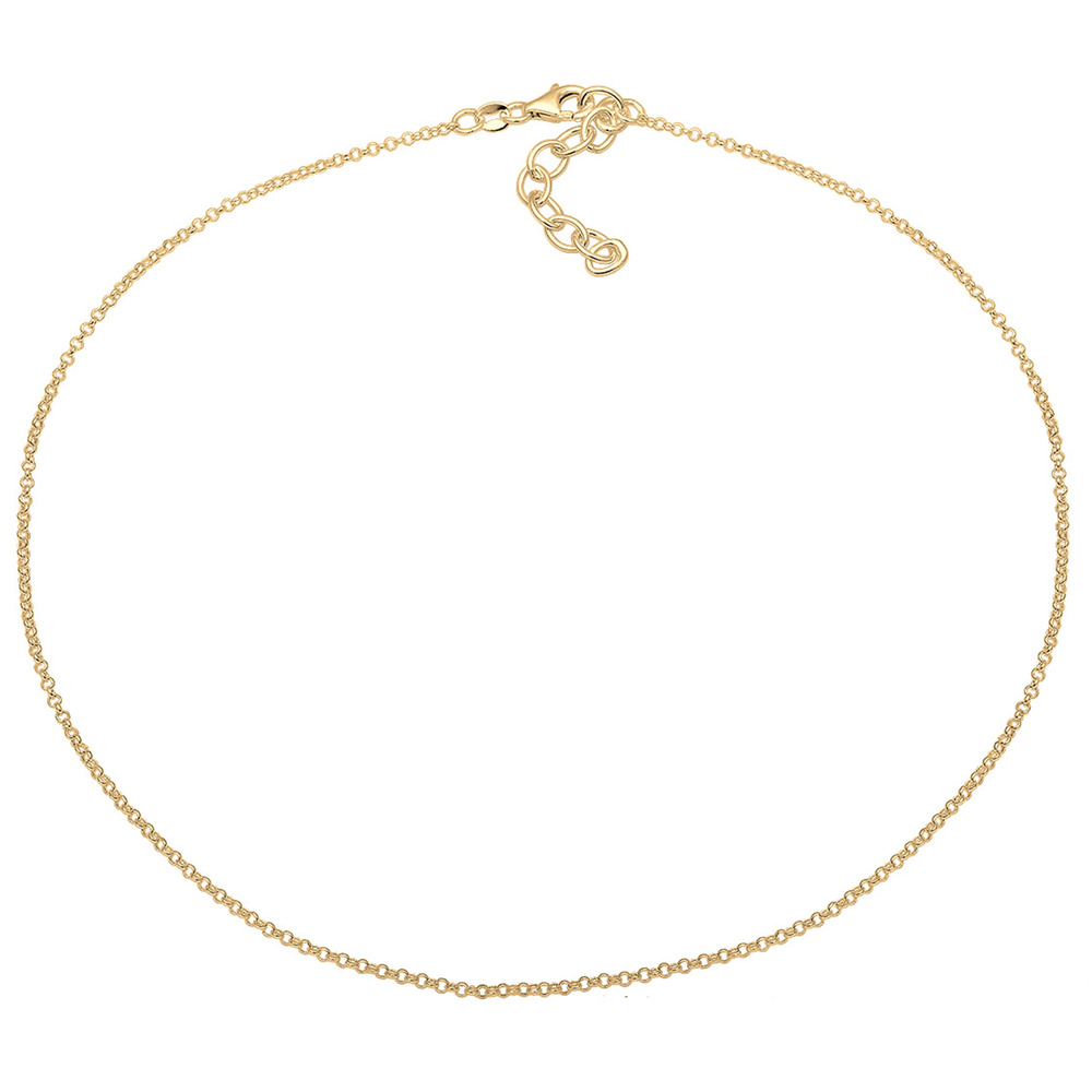 Elli Elli by Julie & Grace Collier Femme Choker Basic en Argent Sterling (925/1000) Or collier