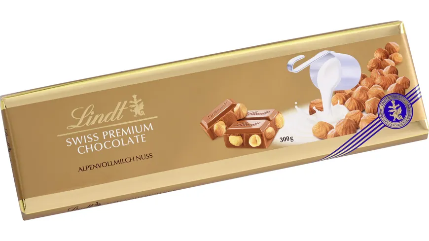 Lindt Alpenvollmilch Nuss Tafel 300 g