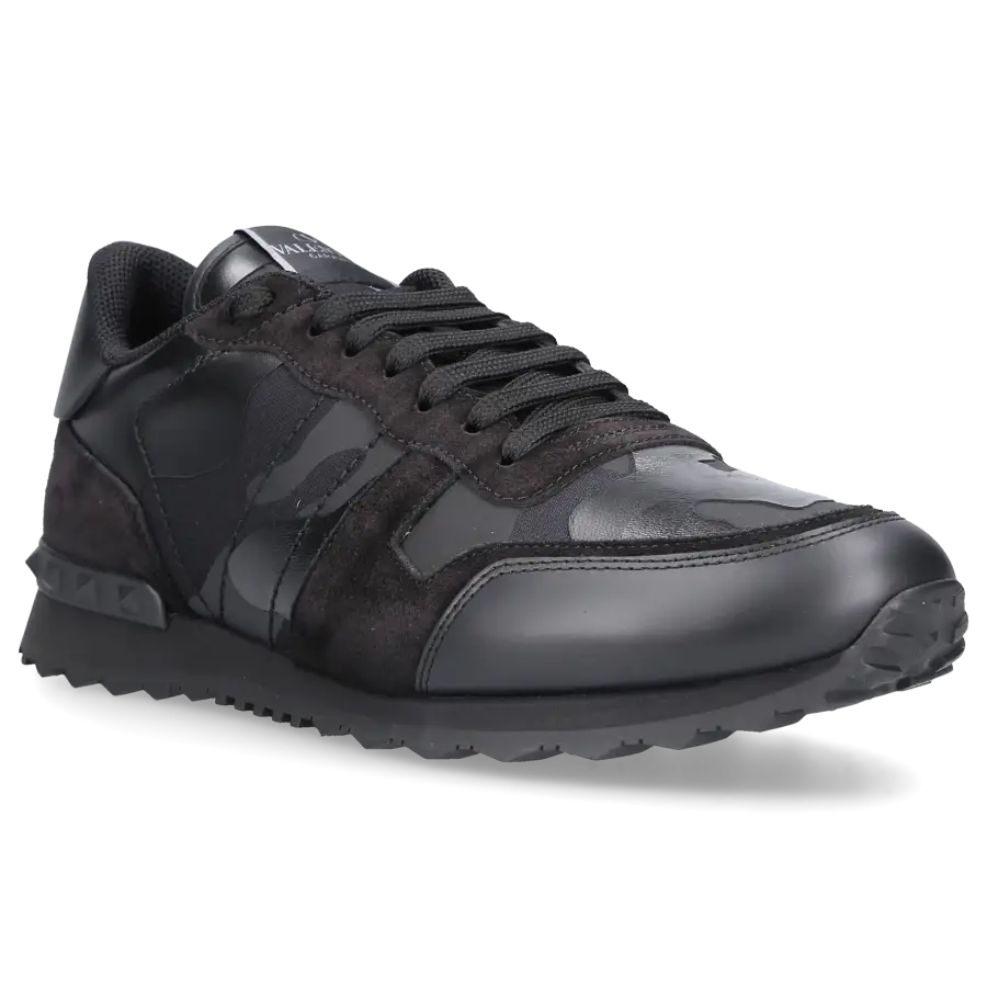 Valentino Garavani - Sneaker low ROCKRUNNER Kalbsleder - schwarz
