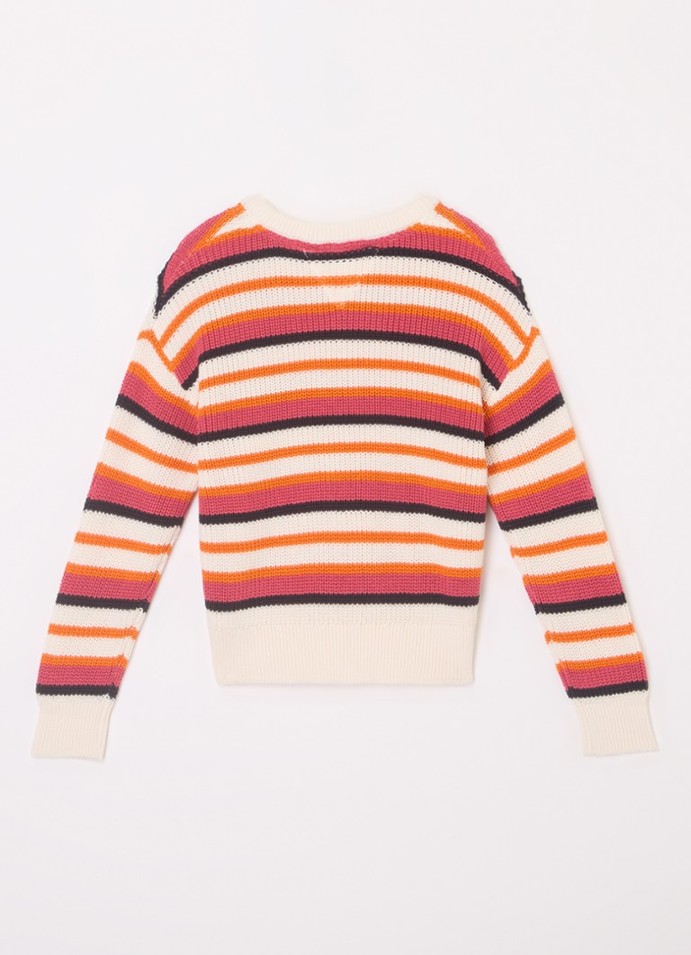 Gruby sweter w paski Tommy Hilfiger