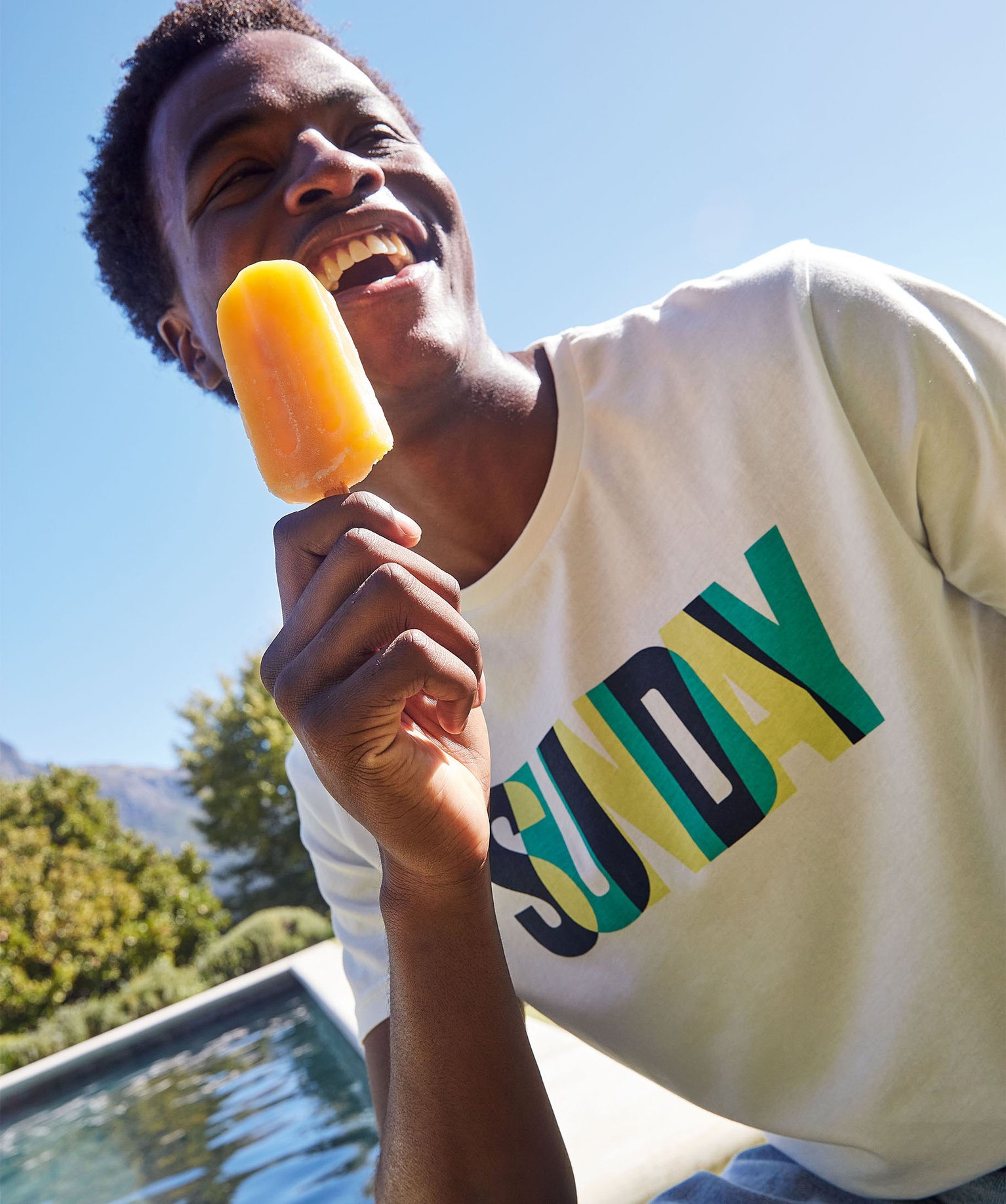 Tee-shirt homme imprimé à manches courtes blanc | GEMO
