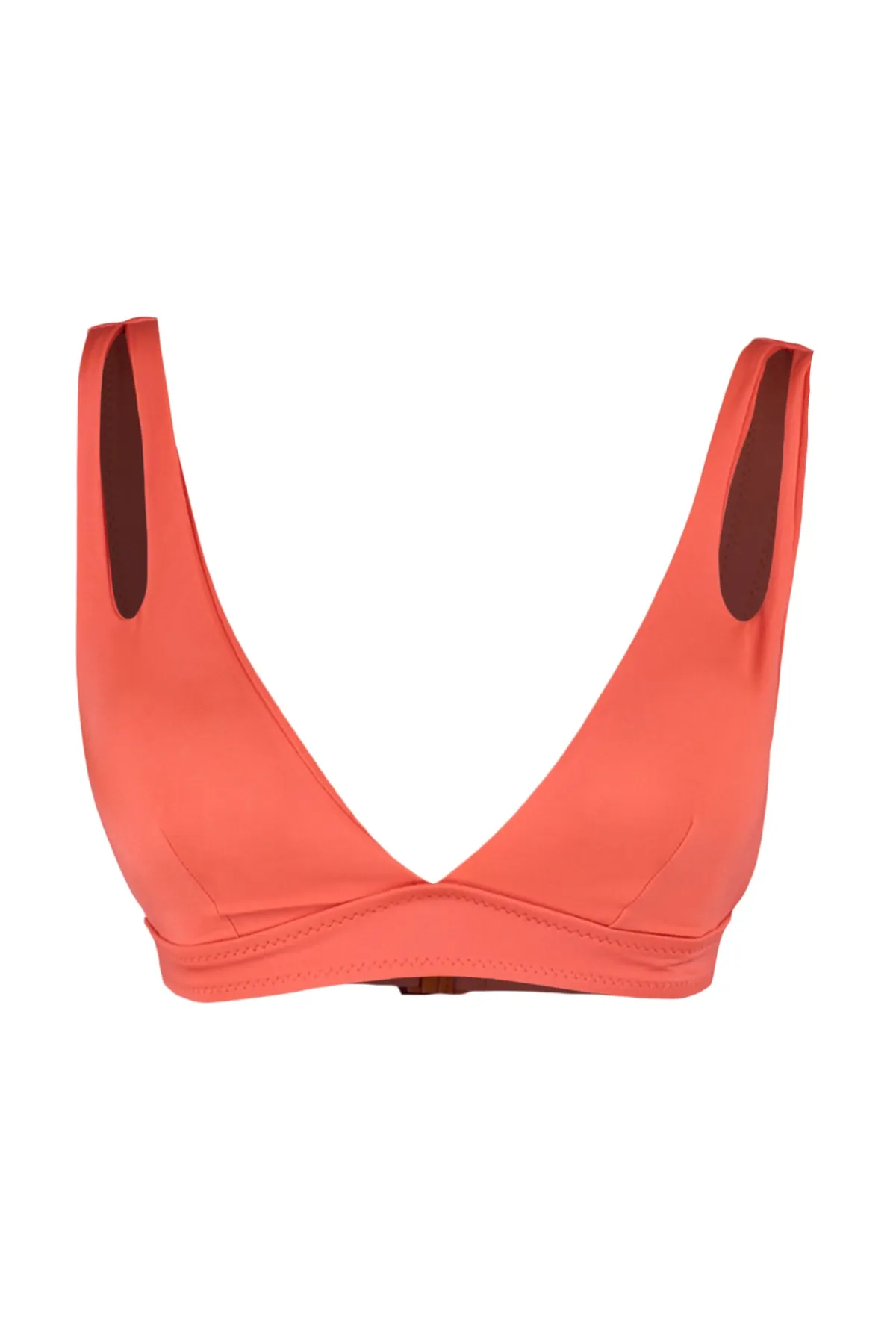 Trendyol Collection  Rotes Triangel-Bikinioberteil mit Ausschnitt/Fenster TBESS20BU0202