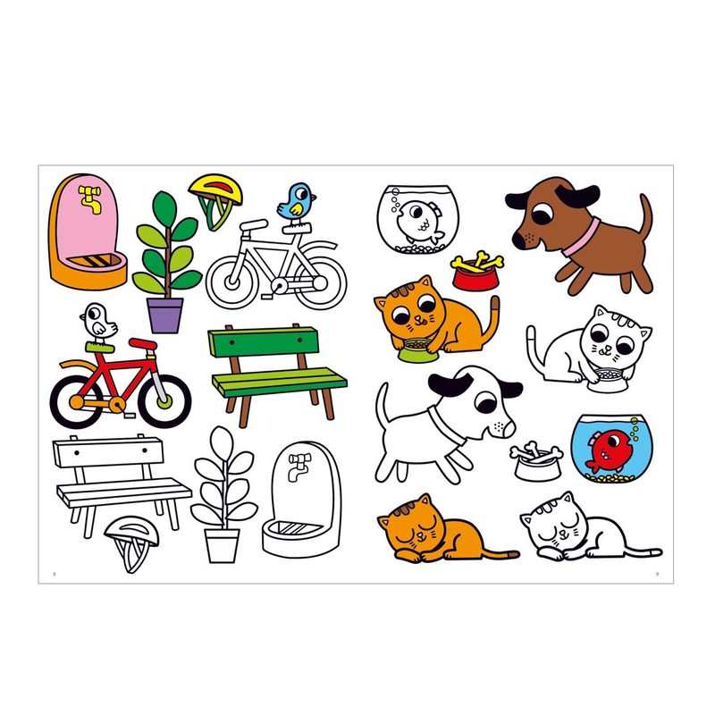Livre 300 coloriages pour toute l'année - Lito