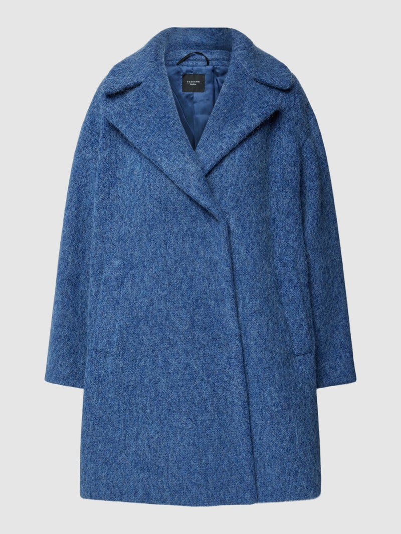 Mantel mit Reverskragen Modell 'PEPLI' in blau