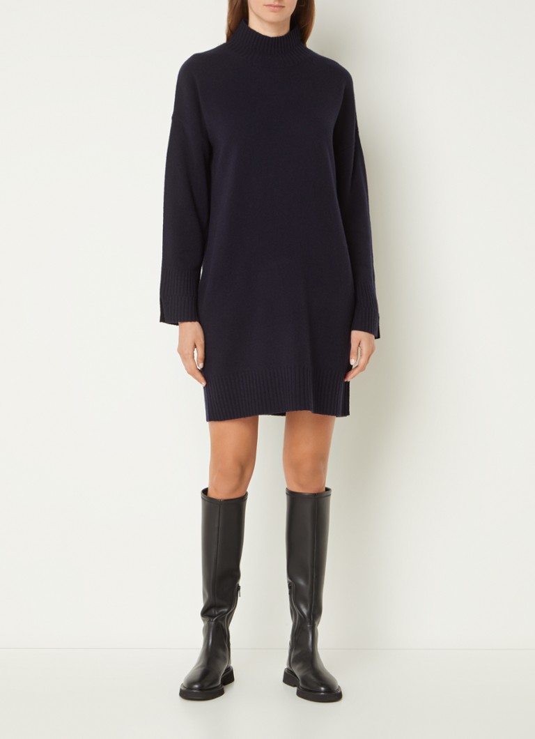 Vestido corto de punto Whistles Amelia en lana fina.