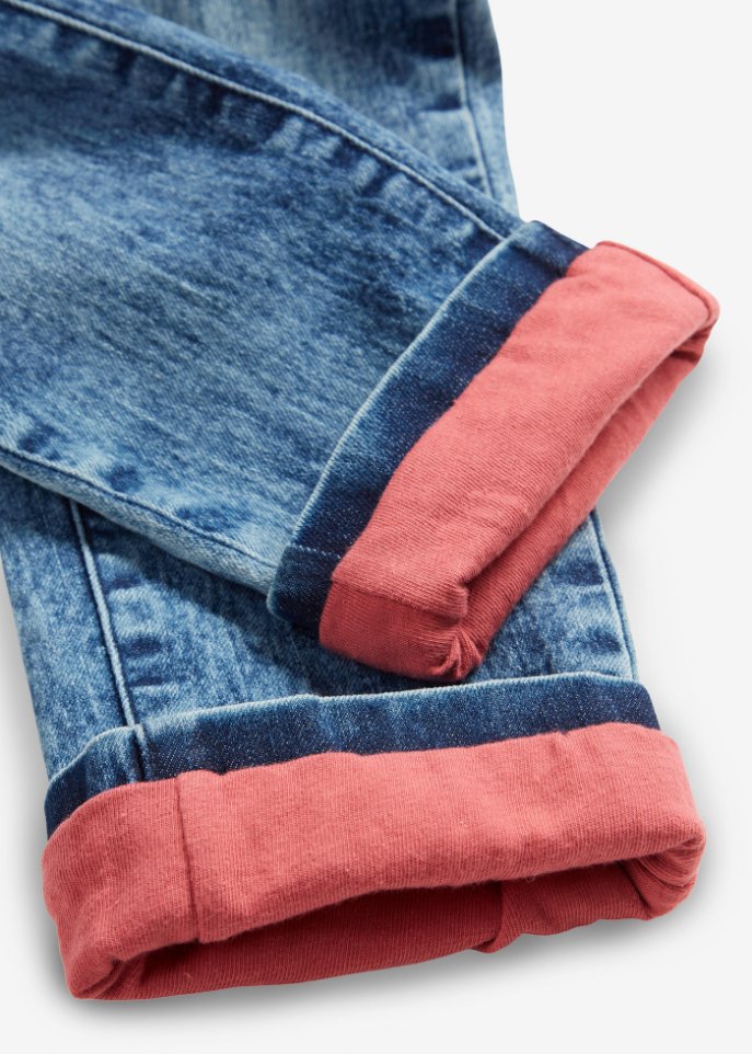 Mädchen Thermojeans mit Jerseyfutter