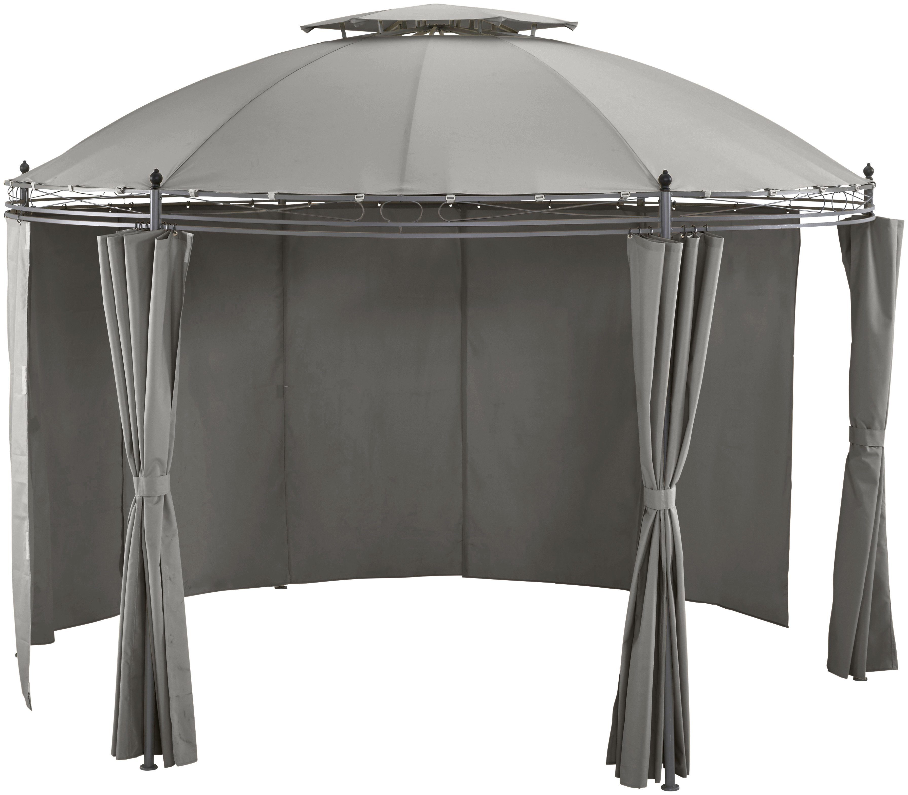 KONIFERA Pavillon Tino, mit 6 Seitenteilen, (Set), BxT: 350 x 350 cm