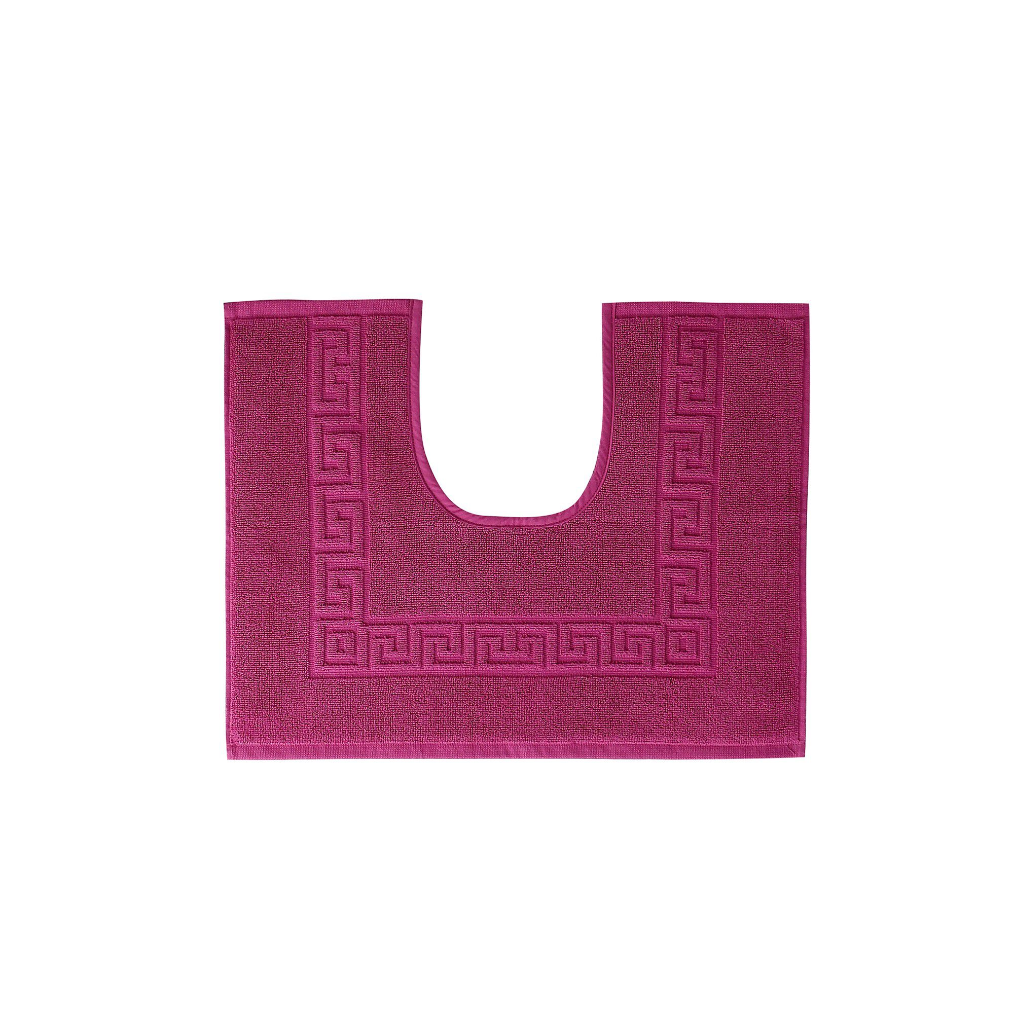 Tapis de bain éponge liteau motif frise grecque