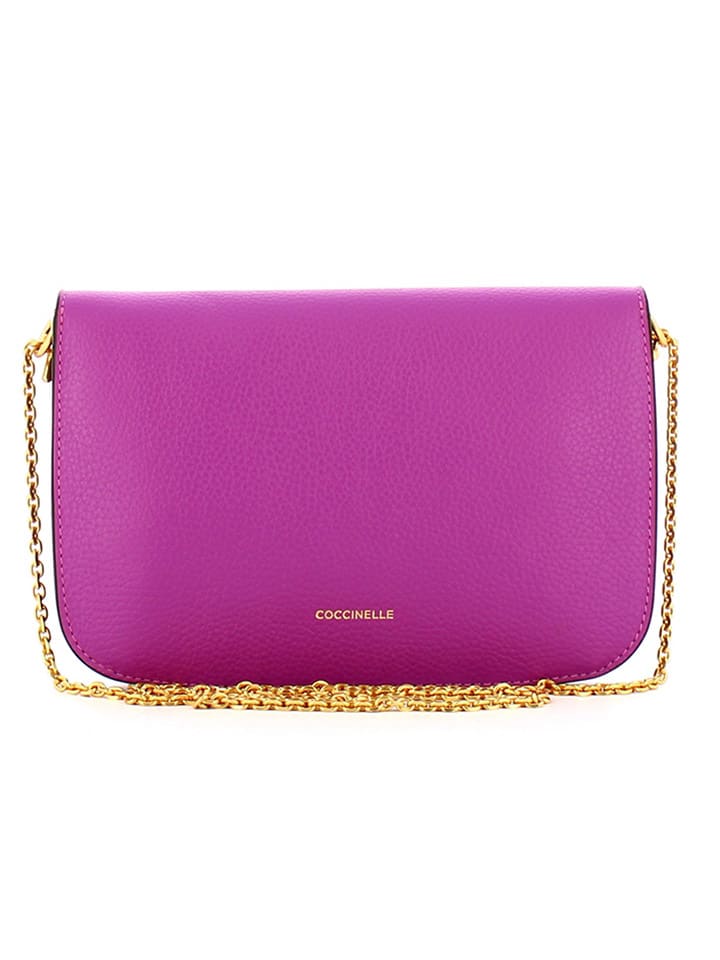 COCCINELLE Leder-Umhängetasche in Lila - (B)23,5 x (H)15 x (T)5 cm günstig kaufen onesize