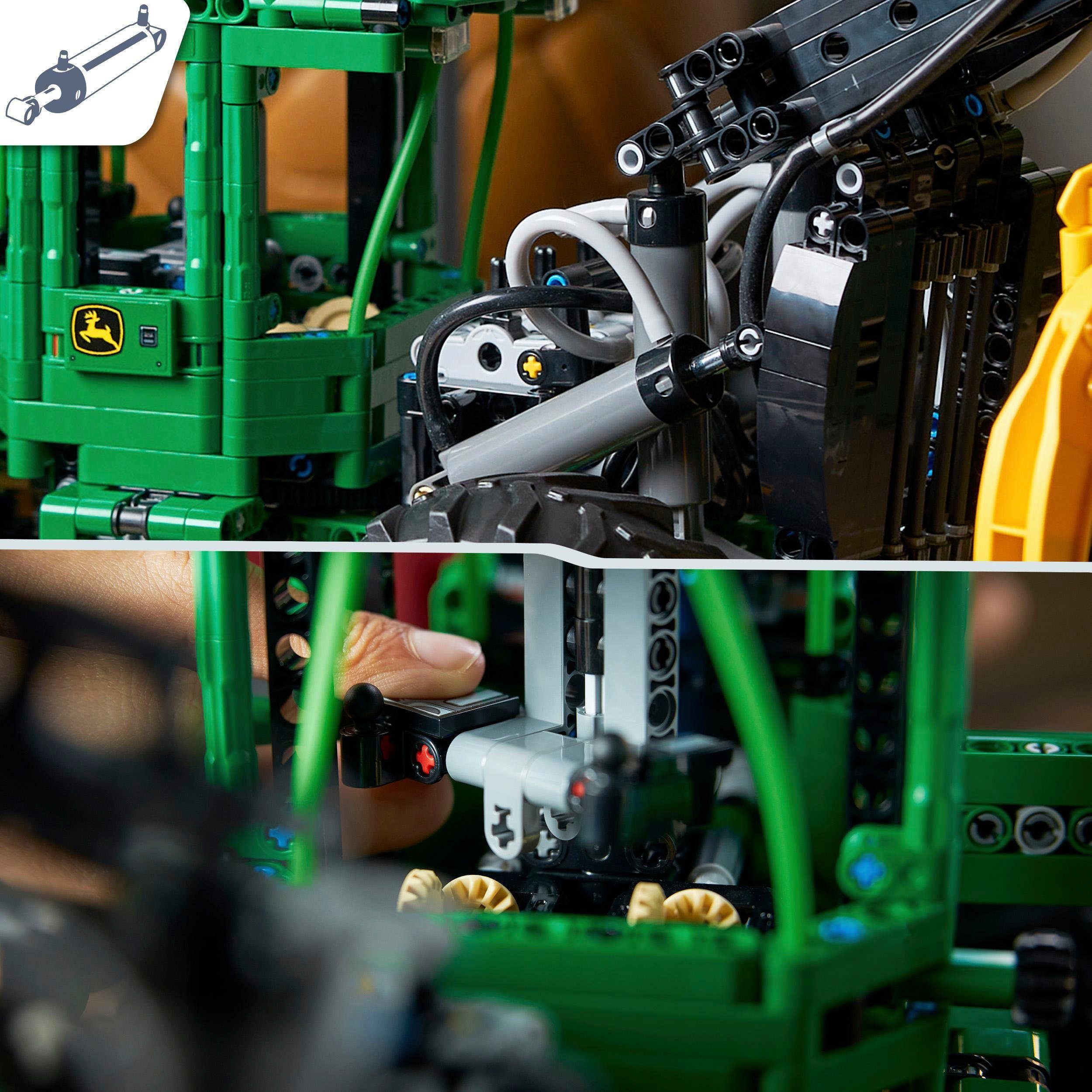 LEGO® Konstruktionsspielsteine John Deere 948L-II Skidder (42157), LEGO® Technic, (1492 St), Made in Europe