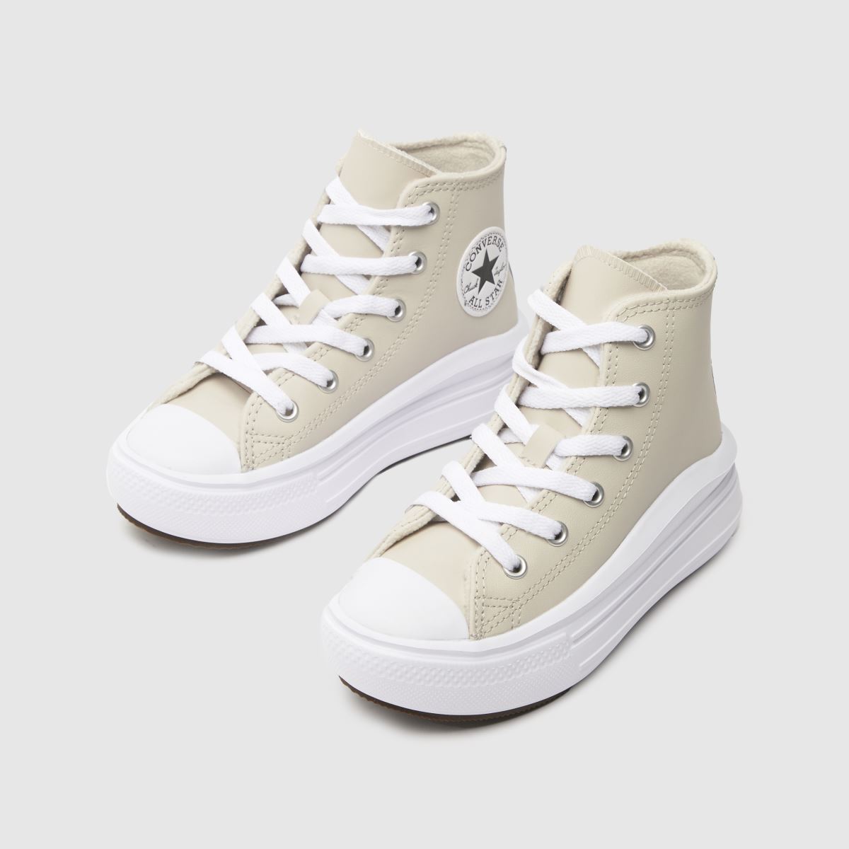 Converse bež superge All Star Move Hi za deklice Junior