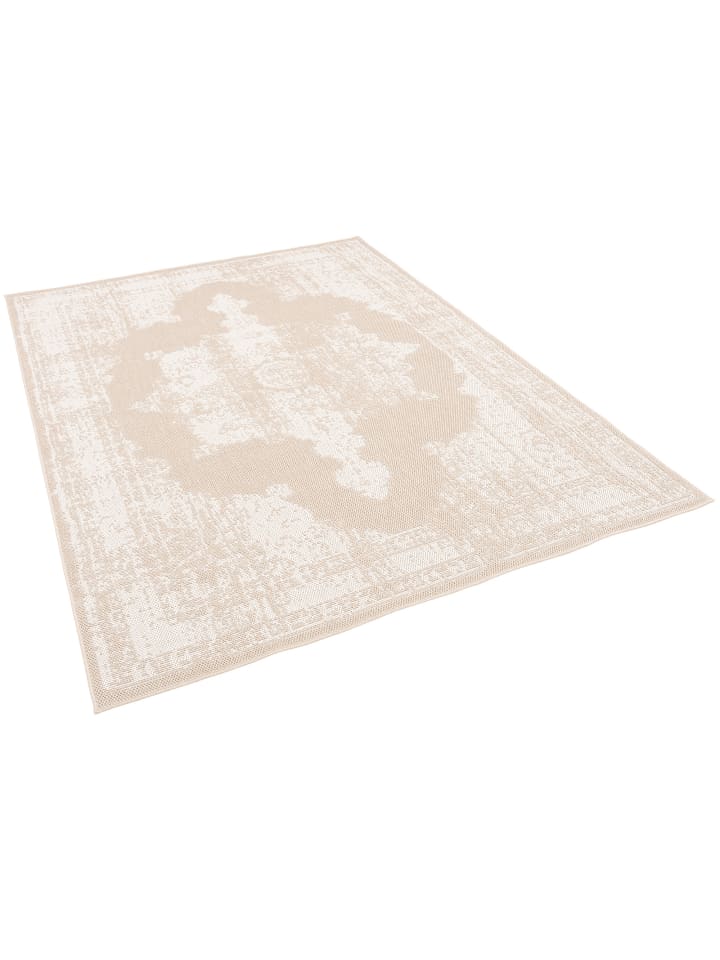 Pergamon In & Outdoor Teppich Marbella Orient Vintage in Beige günstig kaufen