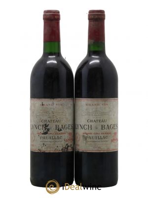 Château Lynch Bages 5ème Grand Cru Classé  1988 - Lot de 2 Bouteilles