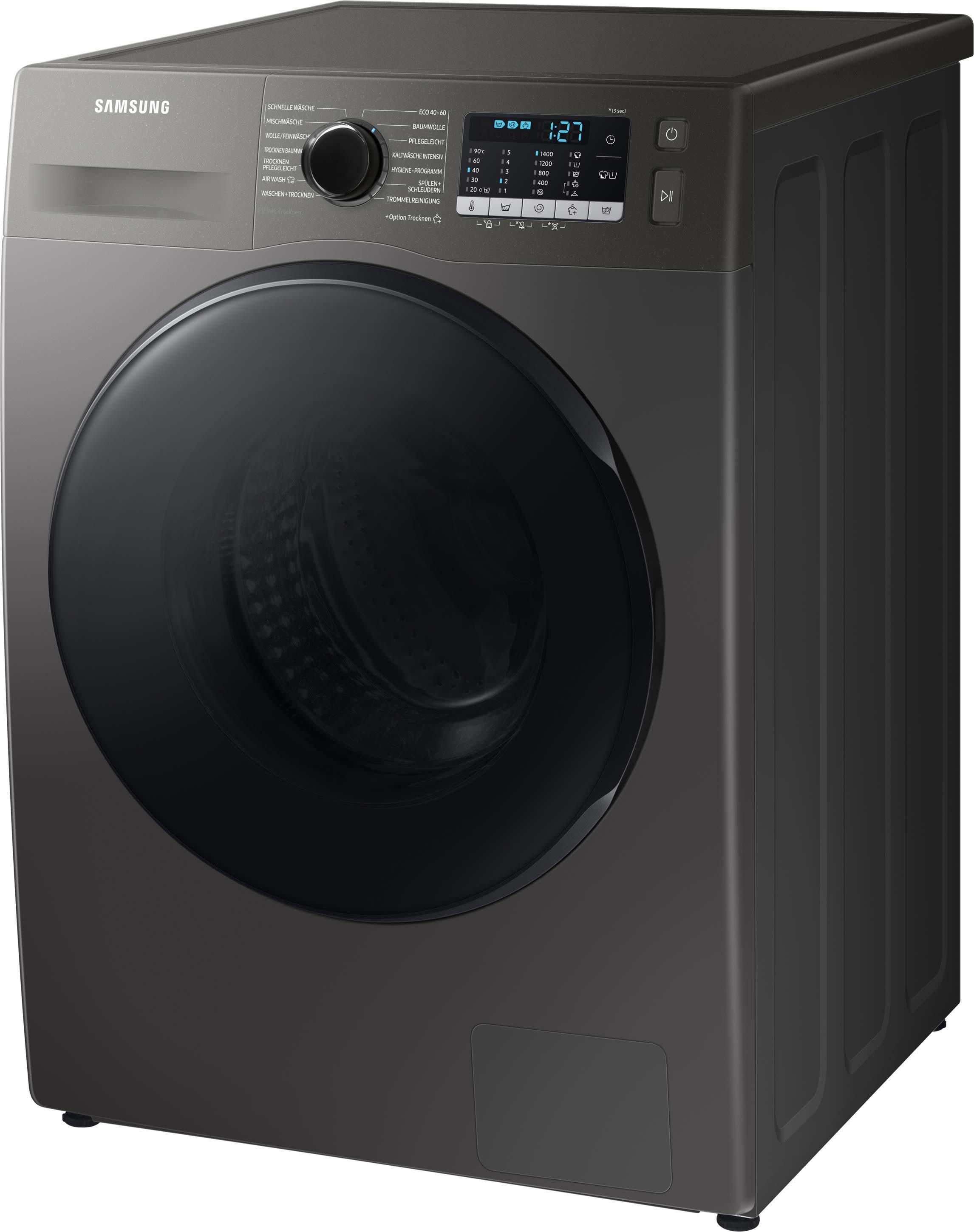 Samsung Waschtrockner WD8ETA049BX, 8 kg, 5 kg, 1400 U/min, SchaumAktiv