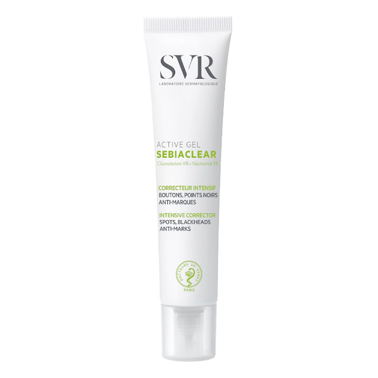 SVR Sebliaclear Gel Correcteur Intensif Boutons, Points noirs, Anti-Marques 40 ml