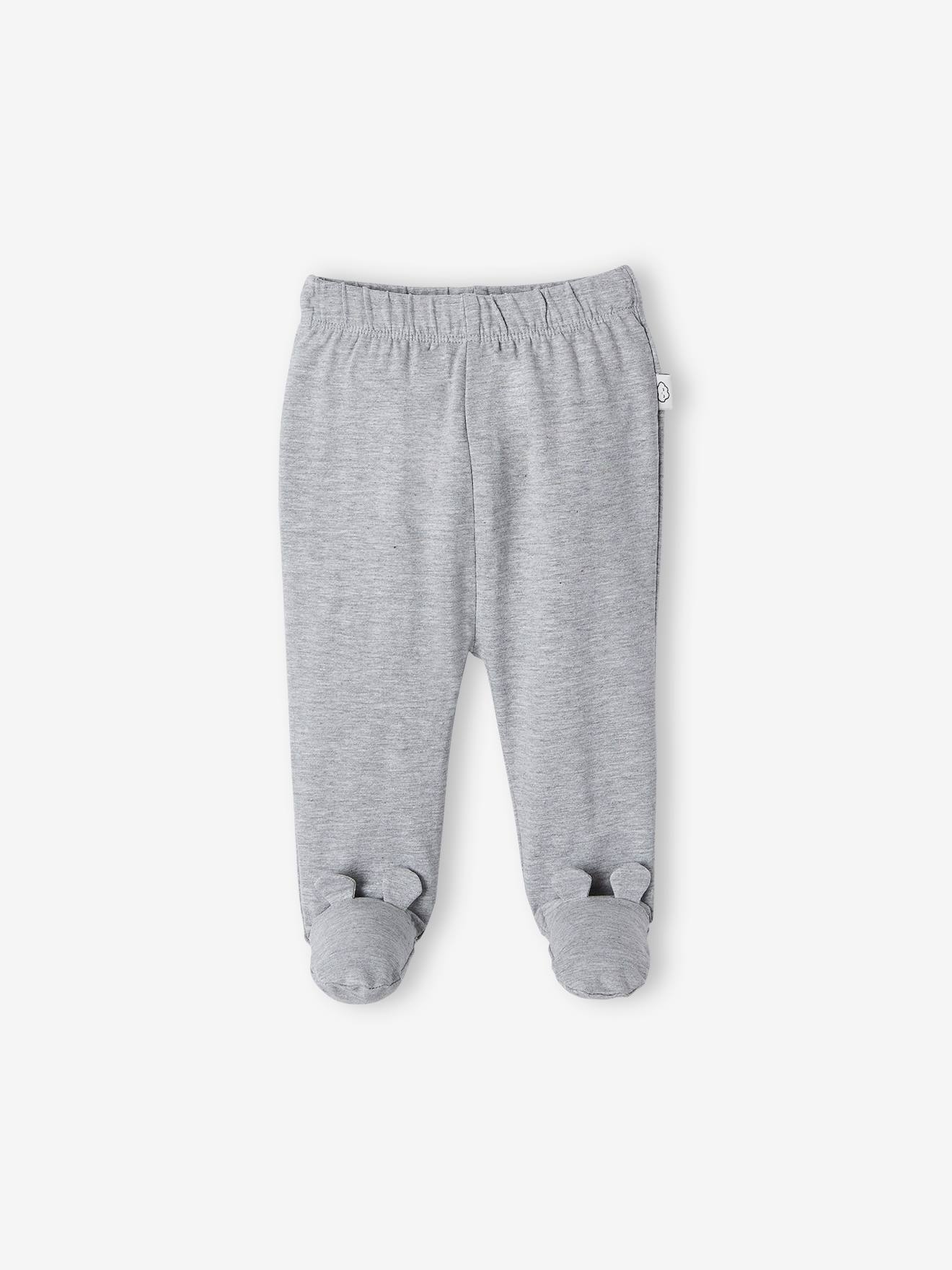 Vertbaudet 2er-Pack Baby Hosen mit Fuß - sand
