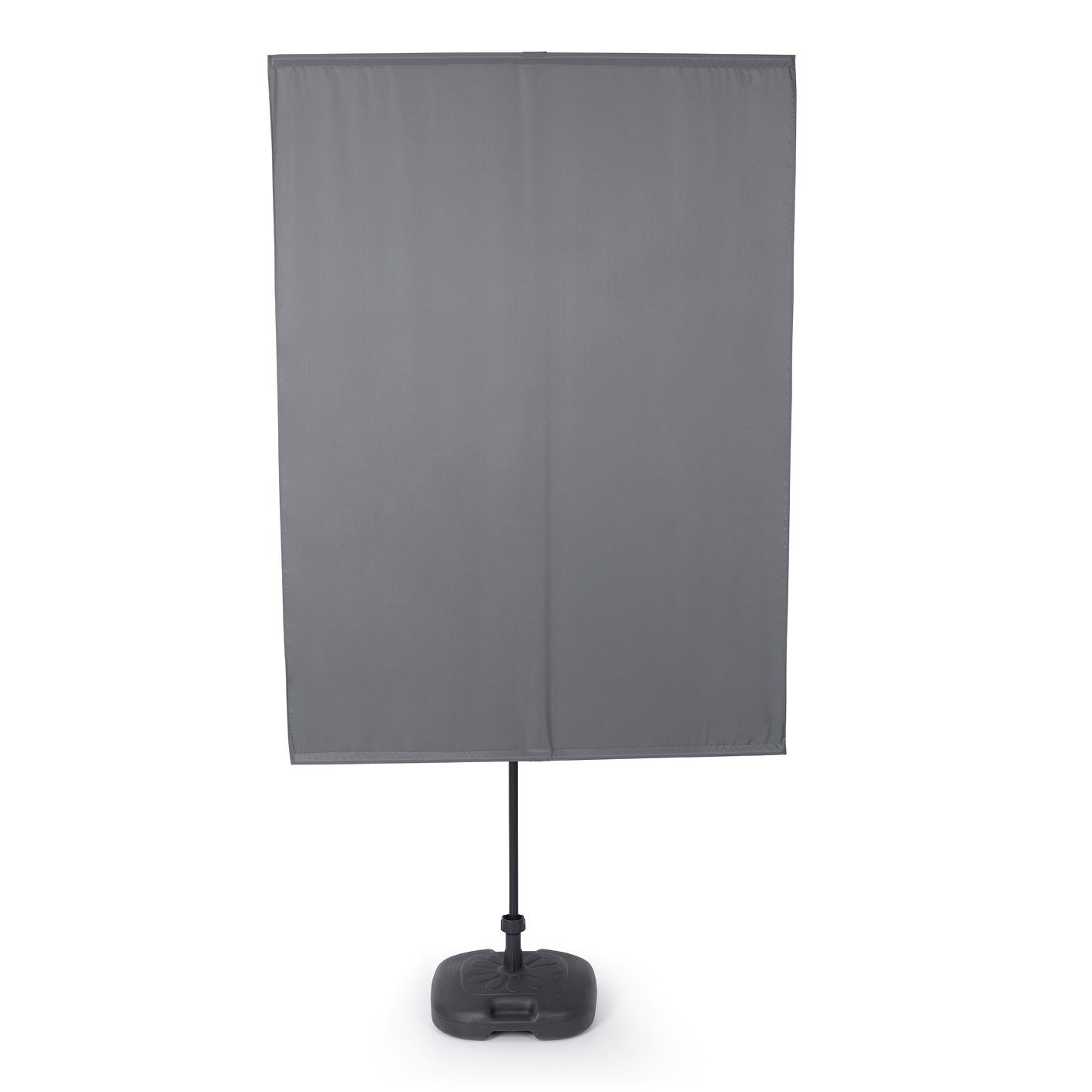 Hoberg Sonnenschirm flexibler Sonnenschirm 130x180cm rechteckig grau