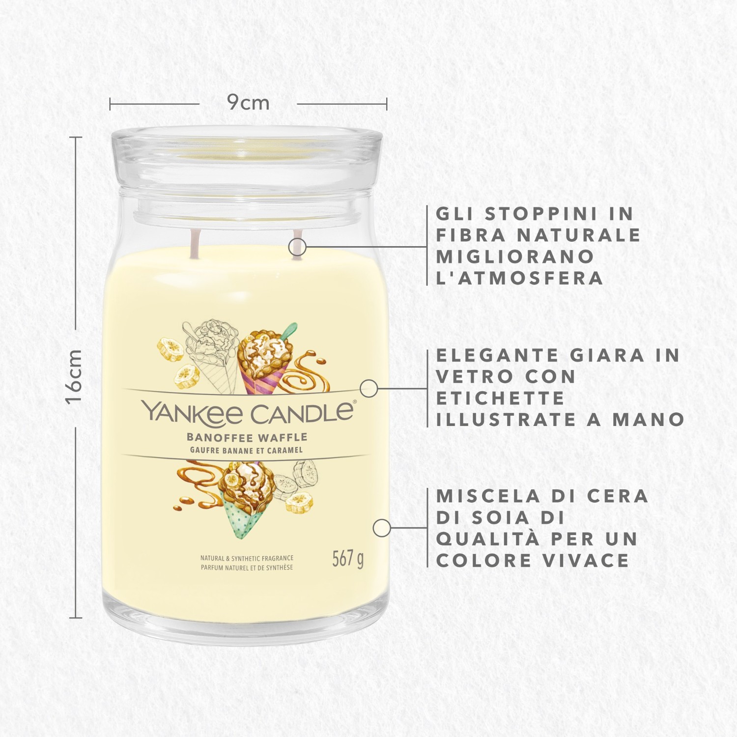 YANKEE CANDLE BANOFFEE WAFFLE