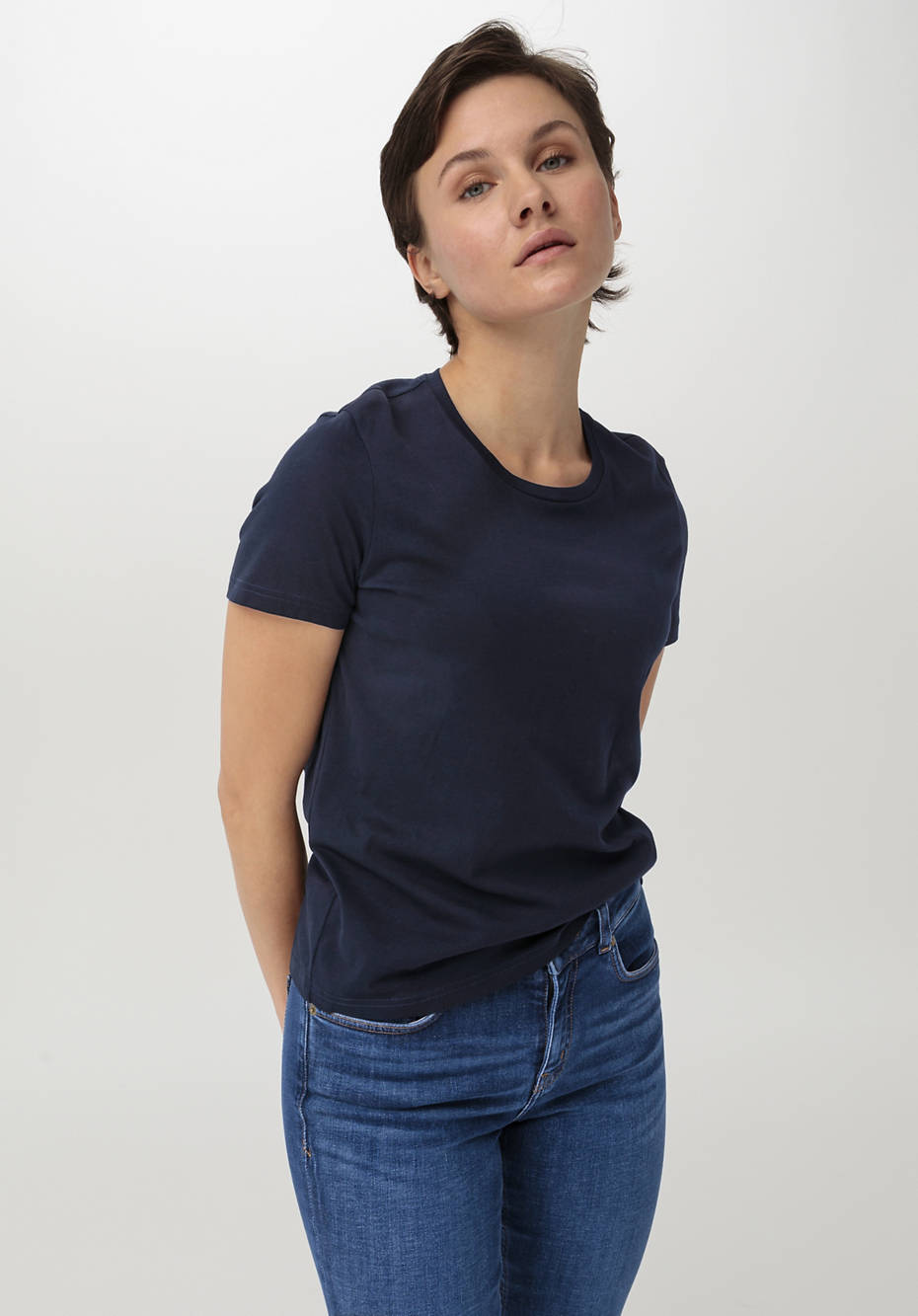 Kurzarm-Shirt aus reiner Bio-Baumwolle