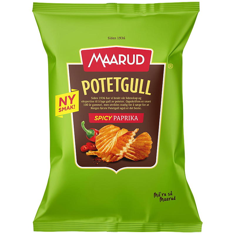 Maarud Potetgull 200 g Spicy paprika