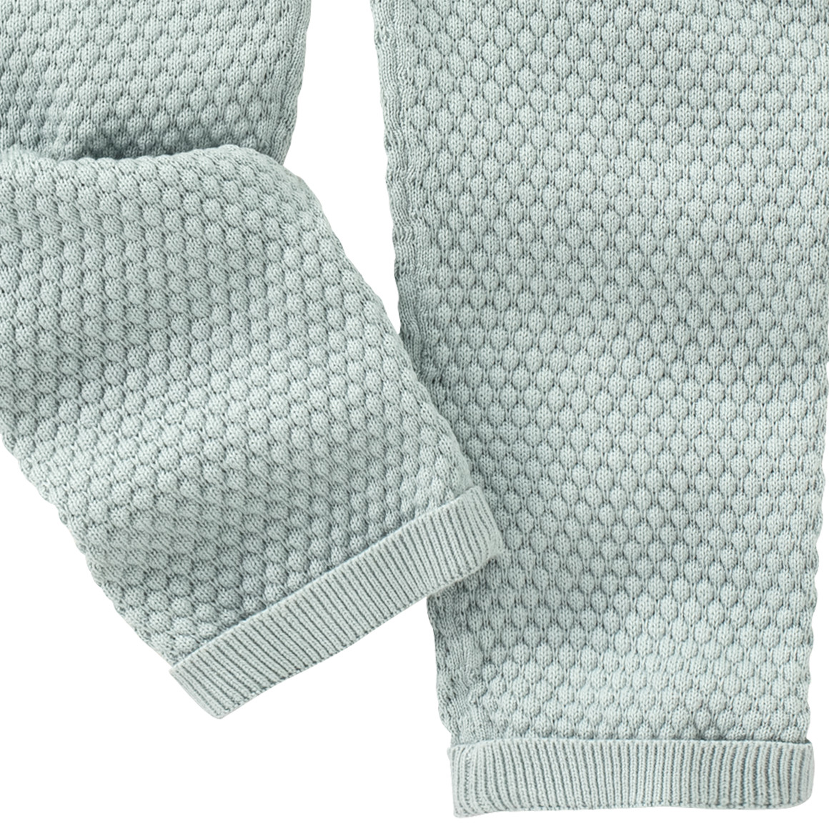Baby Stricklatzhose mit Kängurutasche