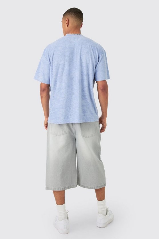 Oversize Frottee T-Shirt