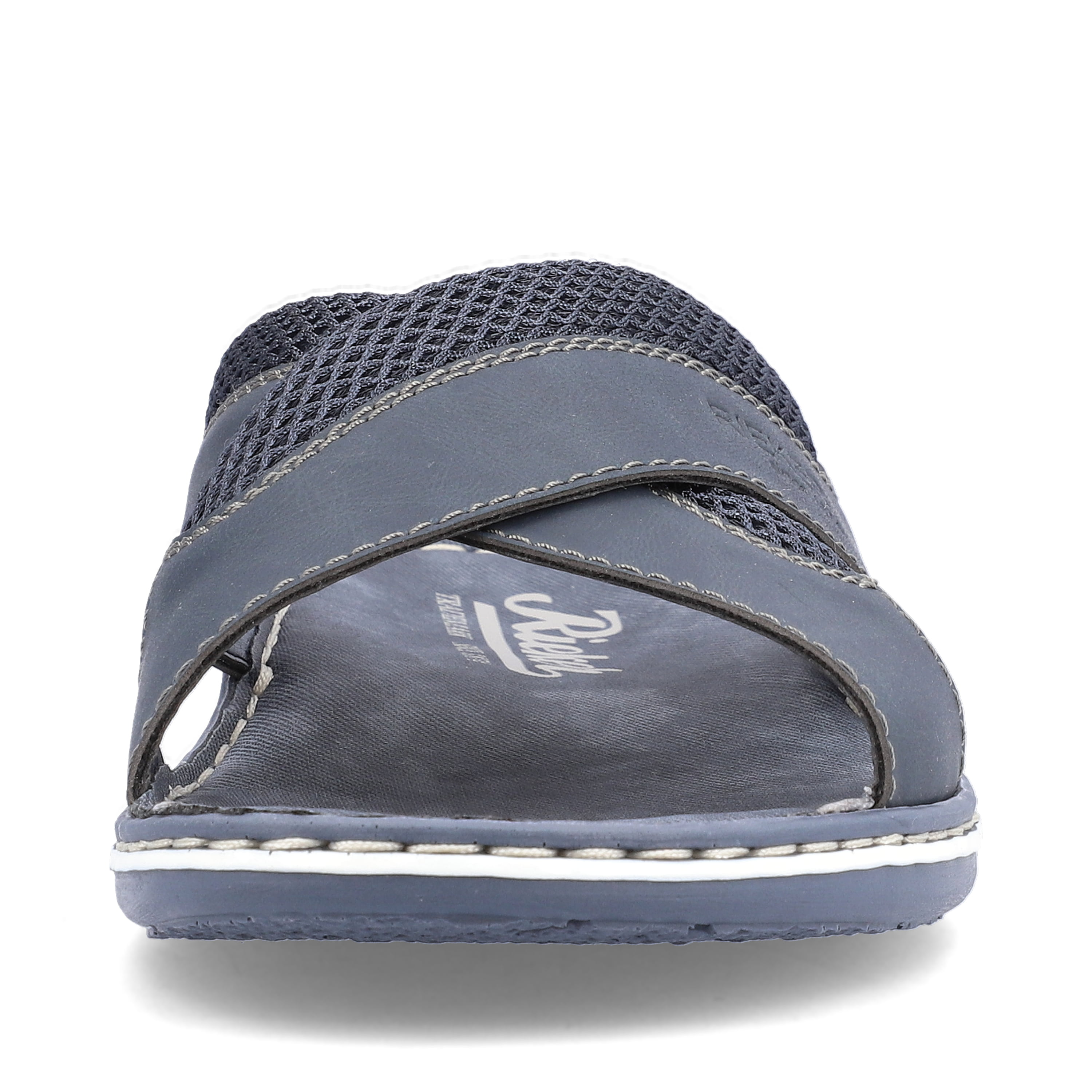 Rieker Herren Pantoletten marineblau