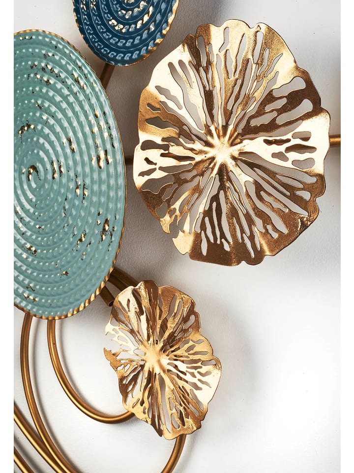 kobolo Metallbild GOLD CIRCLES in Gold günstig kaufen onesize