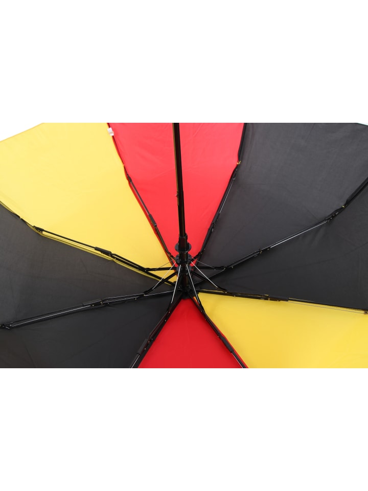 COFI 1453 Taschenschirm perfekt für Deutschlandfans ?100 cm in Mehrfarbig günstig kaufen 100 cm